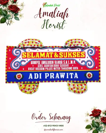Papan Bunga Ucapan Selamat Wulunggunung